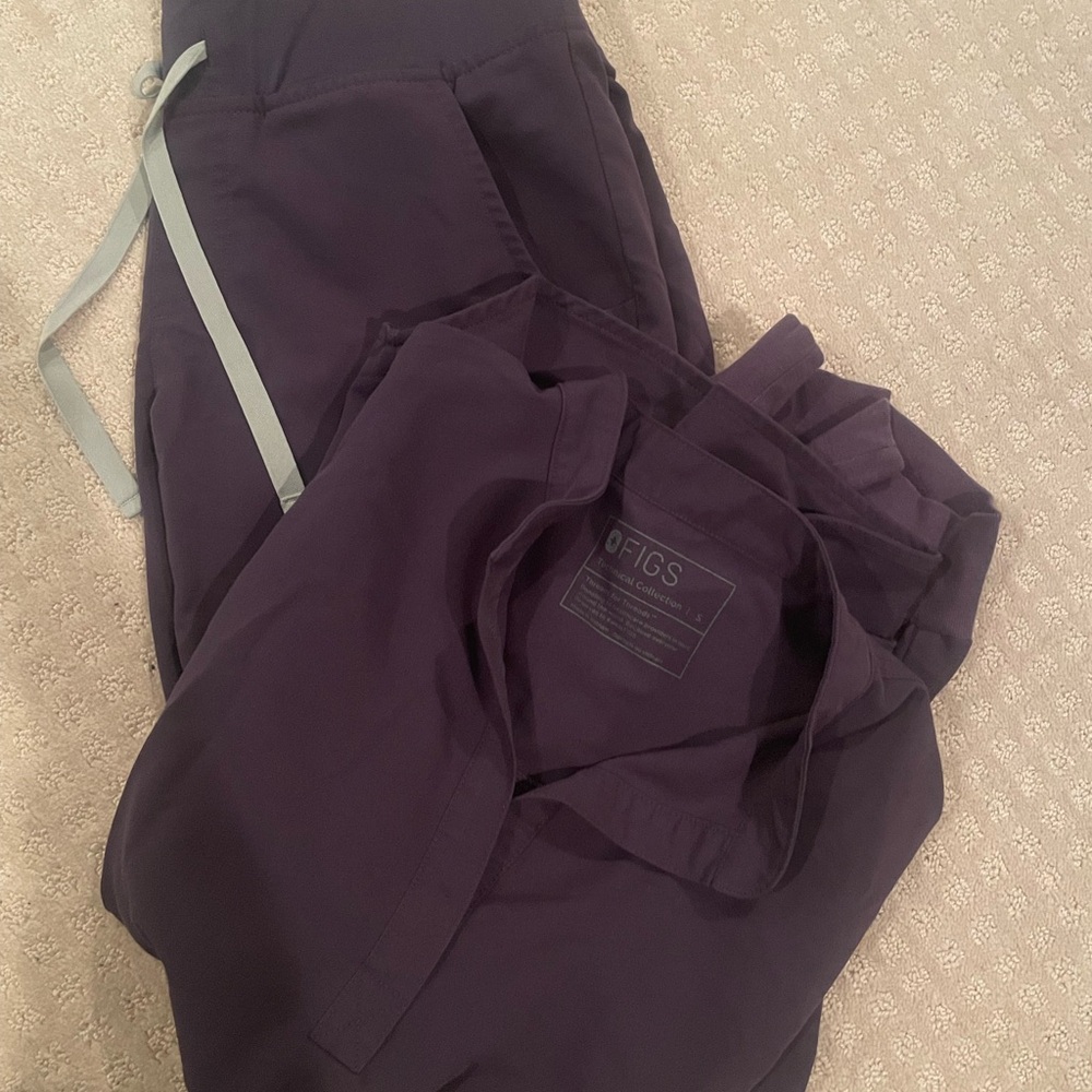 Purple Shadow Zamora Jogger Scrub Pants